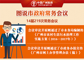 圖說219次市政府常務會議｜廣州網上辦事出新規：百姓“少跑腿”　信息“多跑路”！