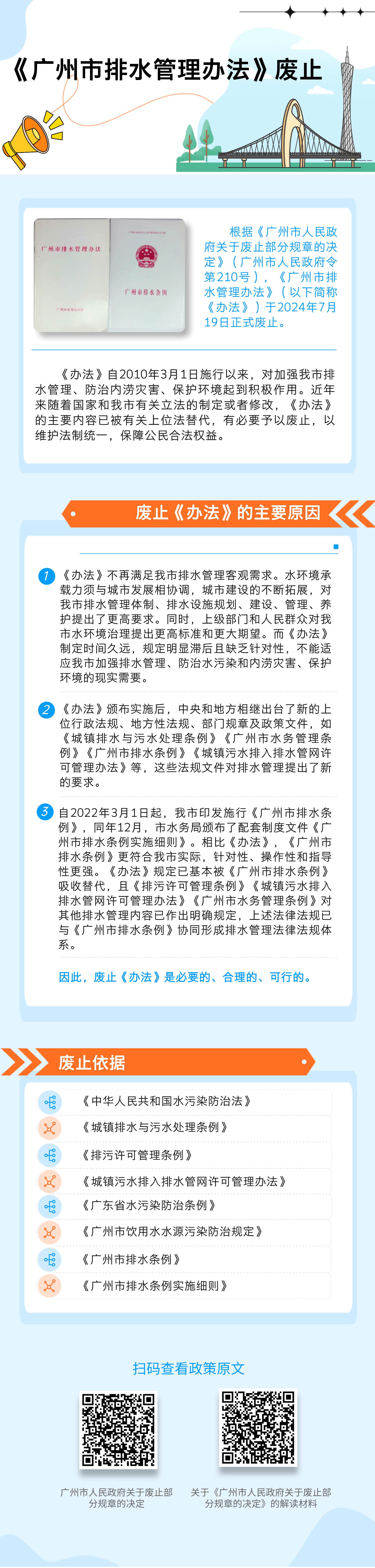 【一圖讀懂】廣州市排水管理辦法廢止.png