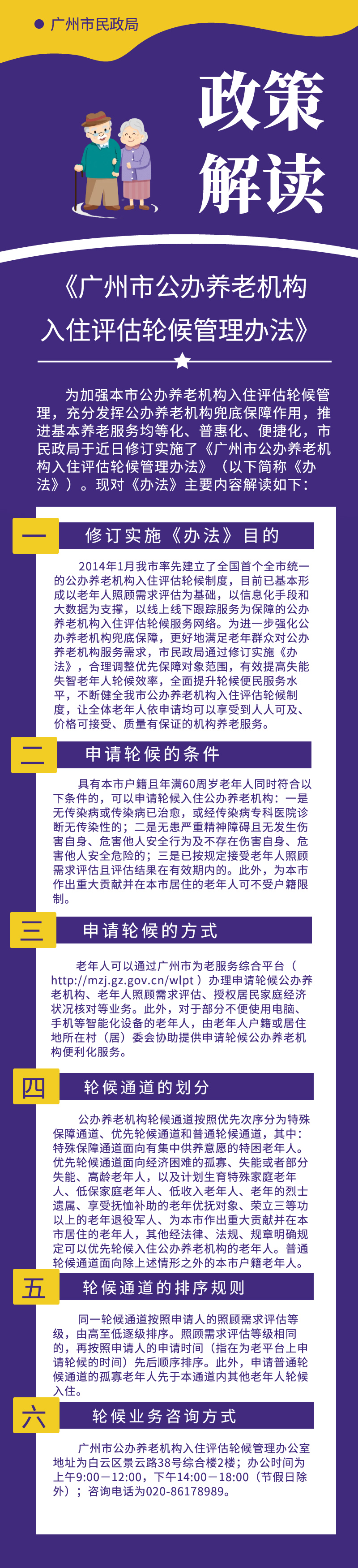 【一圖讀懂】《廣州市公辦養(yǎng)老機(jī)構(gòu)入住評(píng)估輪候管理辦法》政策解讀.jpg