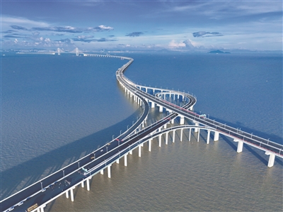 “超級接口”南中高速萬頃沙支線已于近日貫通 實現廣州與深中通道直接接駁