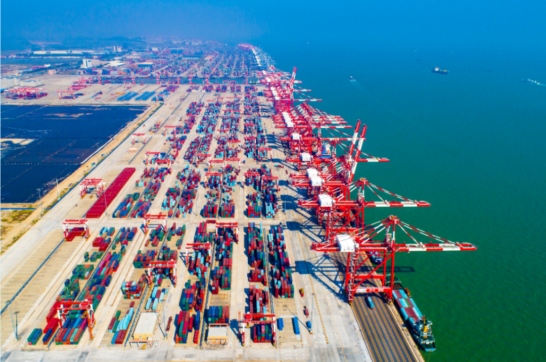 廣州港南沙集裝箱碼頭。廣州日報·新花城記者:蘇俊杰