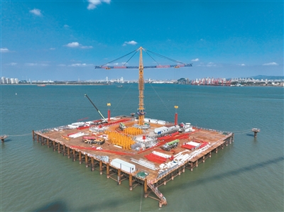 國內(nèi)最高水上鐵塔南沙露雛形