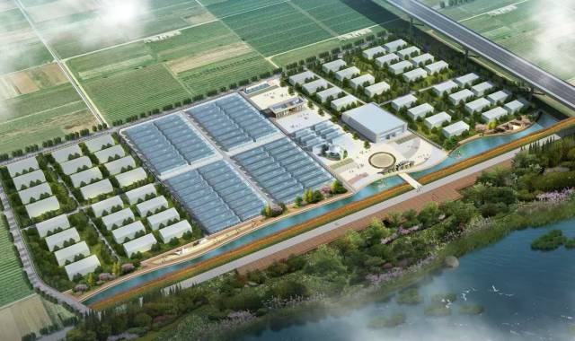 青青自然公司養殖基地規劃效果圖。